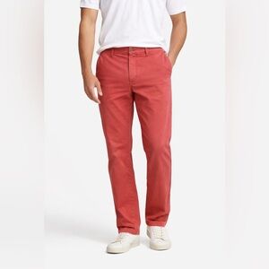 IZOD Nantucket Red Straight Fit Chino Pants Men’s 38x32 Stretch